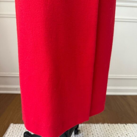 Vintage 60s Count Romi Double Breasted Red Gold Button Coat S - Picture 6 of 11